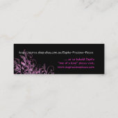 Daph's edele artikelen Label-aangepast ontwerp Mini Visitekaartje (Achterkant)