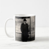 dapper 1930s man foto koffiemok (Links)