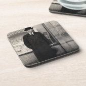 dapper 1930s man foto onderzetter (Linkerzijde)