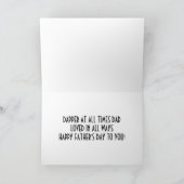 DAPPER ALLE TIJDEN/OP ALLE MANIEREN OP DE VADERDAG KAART (Binnen)