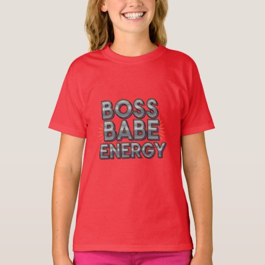 Dapper als een baas – Tieners T-shirt (Voorkant)