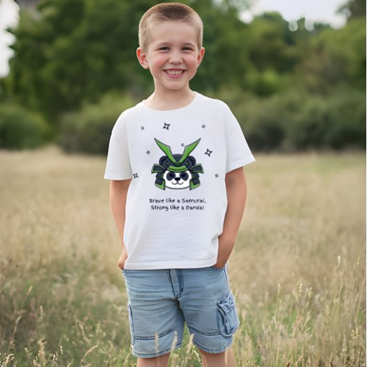 Dapper als een samoerai, sterk als een panda t-shirt