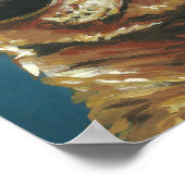 Dapper Animal | Kat in zonnebrillen Poster (Hoek)