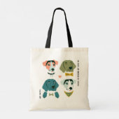  Dapper Beagle & Larbador Honden Tote Bag (Achterkant)