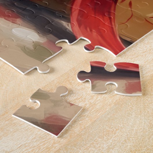 Dapper Boston Terrier Dog Christmas Gift Legpuzzel (Zijkant)