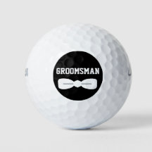 Dapper Bow stropdas Groomsman Black Circle