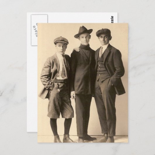 Dapper Boys Briefkaart (Voorkant / Achterkant)