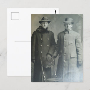 Dapper Brothers in Overjassen RPPC B & W Foto Afbe Briefkaart