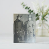 Dapper Brothers in Overjassen RPPC B & W Foto Afbe Briefkaart (Staand voorkant)
