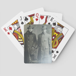 Dapper Brothers in Overjassen RPPC B & W Foto Afbe Pokerkaarten