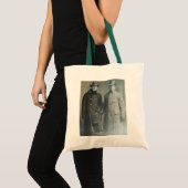 Dapper Brothers in Overjassen RPPC B & W Foto Afbe Tote Bag (Voorkant (product))