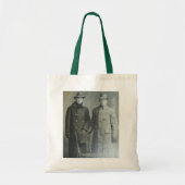 Dapper Brothers in Overjassen RPPC B & W Foto Afbe Tote Bag (Voorkant)