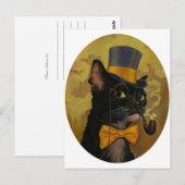 Dapper Cat Briefkaart (Voorkant / Achterkant)