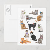 Dapper Cats Briefkaart (Voorkant / Achterkant)