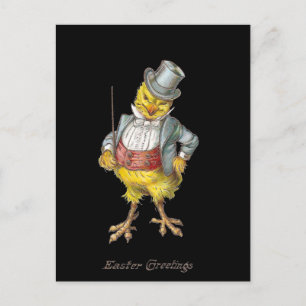 Dapper Chick  Pasen Briefkaart