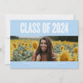 DAPPER CHIQUE KLASSE VAN 2024 AFSTUDEREN INVITATIO KAART (Voorkant)