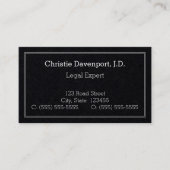 Dapper, conservatief Visitekaartje (Voorkant)