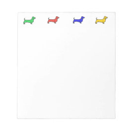 Dapper Dachshund-Notitieblok Notitieblok