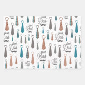 Dapper Dad Gift Wrap Inpakpapier Vel (Voorkant 3)