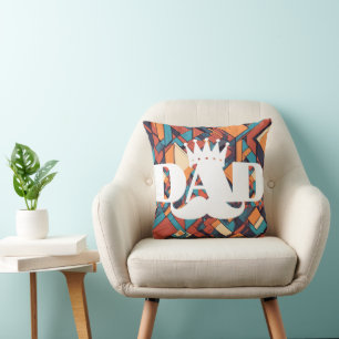 Dapper Dad's Abstracte Geometrische Worpkussen Kussen