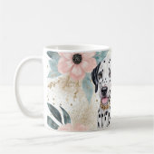 Dapper Dalmatisch en Floral Elegance Koffiemok (Links)
