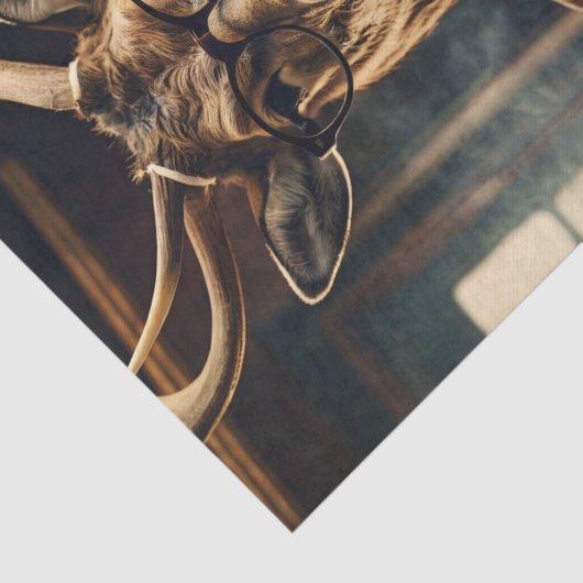 Dapper Deer Decoupage papier (Detail)