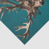 Dapper Deer Decoupage |  Woodland Gentleman Tissuepapier (Detail)