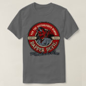 Dapper Devil Mustache Wax T-shirt (Design voorkant)