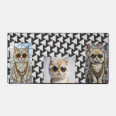 Dapper Dier | Kitty In Zonnebril – Persoonlijk Bureaumat (Voorkant)