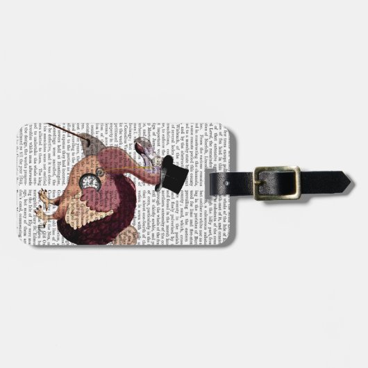 Dapper Dodo Bagagelabel (Voorkant horizontaal)