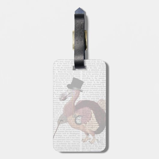 Dapper Dodo Bagagelabel (Achterkant verticaal)