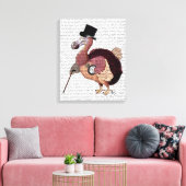 Dapper Dodo Canvas Afdruk (Insitu (Woonkamer))