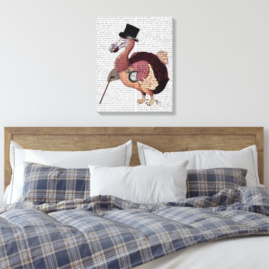 Dapper Dodo Canvas Afdruk (Insitu (Slaapkamer))
