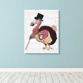 Dapper Dodo Canvas Afdruk (Insitu (Houten vloer))