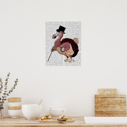Dapper Dodo Poster (Keuken)