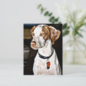 Dapper Dog Briefkaart (Staand voorkant)