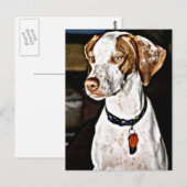 Dapper Dog Briefkaart (Voorkant / Achterkant)