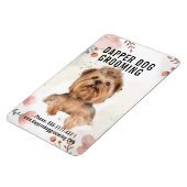 Dapper Dog Grooming Business Magneet (Linkerzijde)