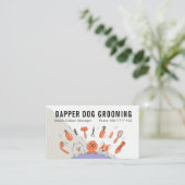 Dapper Dog Grooming Pet Visitekaartje (Staand voorkant)