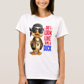 Dapper Duck Donning Shades en Bandana T-shirt (Voorkant)