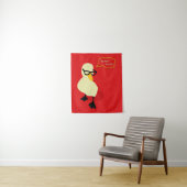 Dapper Duck Wandkleed (In situ)