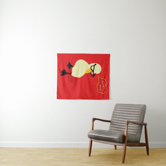 Dapper Duck Wandkleed (In Situ (horizontaal))