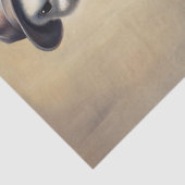 Dapper Ducks: Decoupage-papier op basis van kledin Tissuepapier (Detail)