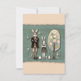 Dapper Easter Note-Kaart Notitiekaartje