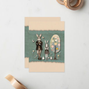 Dapper Easter Note-Kaart Notitiekaartje