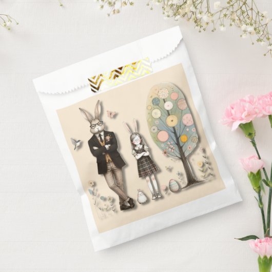 Dapper Easter Treat Bag Bedankzakje (Gezegeld)