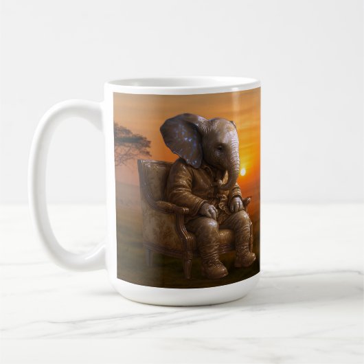 Dapper Elephant Travel Koffiemok (Links)