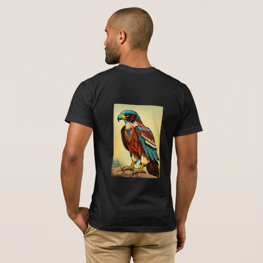 Dapper en gratis grafisch T-shirt (Achterkant volledig)