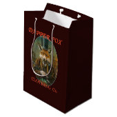 Dapper Fox Clothing Gift Bag Medium Cadeauzakje (Achterkant Gekanteld)