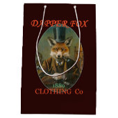Dapper Fox Clothing Gift Bag Medium Cadeauzakje (Achterkant)